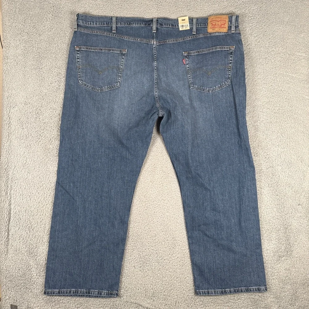 Levis 505 Jeans Men's 52x30 Regular Striaght Leg Medium Wash Denim NEW